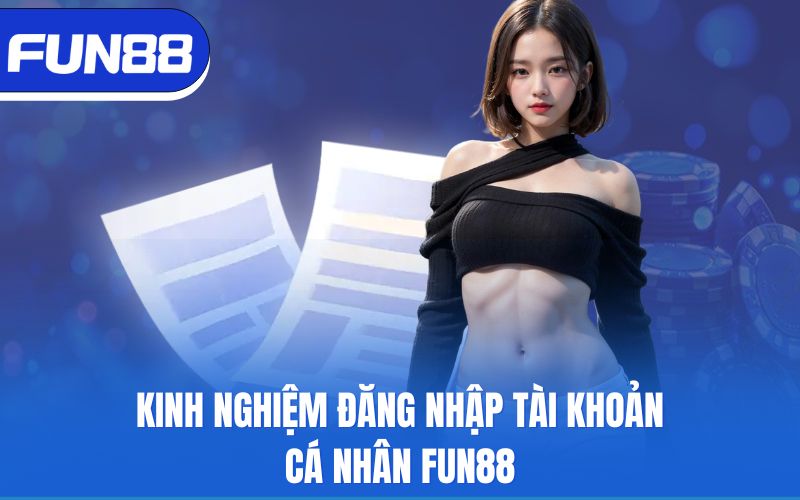 Kinh nghiệm đăng nhập tài khoản cá nhân Fun88